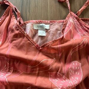 Yireh Coral Floral Dress